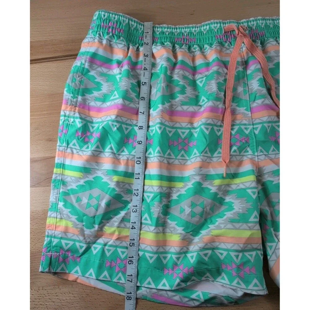 Chubbies Swim Trunks Men 2XL Aztec Retro Geometric Print Lined